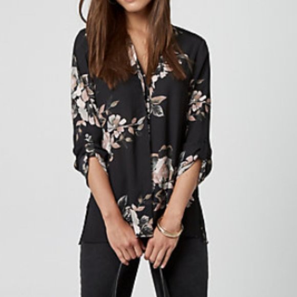 Le Chateau Floral Print Blouse - Picture 2 of 8
